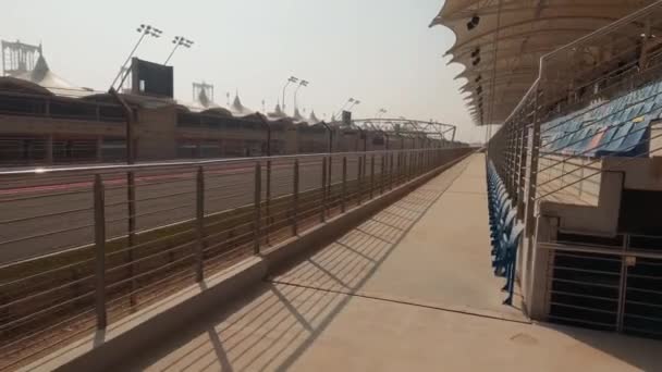 Bahréin Circuito Internacional Vista Aire Libre — Vídeo de stock