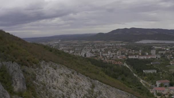 Skaklya Şelalesi Dağlar Bulgaristan — Stok video