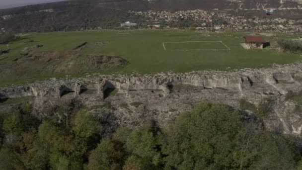 Ovech Kalesi Manzarası Bulgaristan — Stok video
