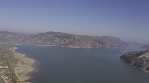 Вид Воздуха Реку Арда Зорнице Болгария — стоковое видео