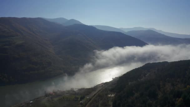 Meander Arda River View Βουλγαρία — Αρχείο Βίντεο