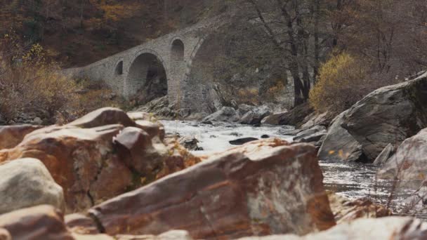 Vue Sur Devil Bridge Djawolski Most Bulgarie — Video