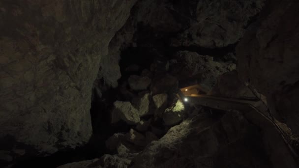 Jaskinia Gardła Diabłów Bułgaria — Wideo stockowe