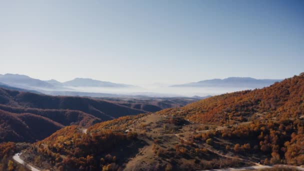 Luftaufnahme Landschaft Blagoevgrad Bulgarien Natur — Stockvideo