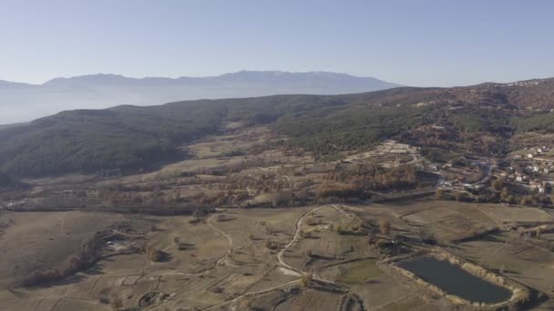 Arredores Parque Nacional Pirin Environment Bulgária Vista Aérea Diurna — Vídeo de Stock