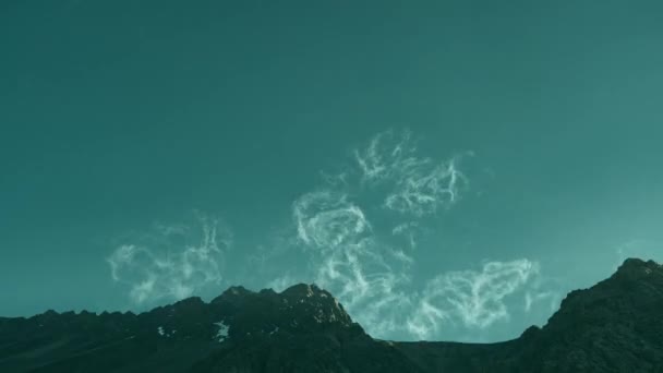 Night Sky Embalse Yeso Chile — Wideo stockowe