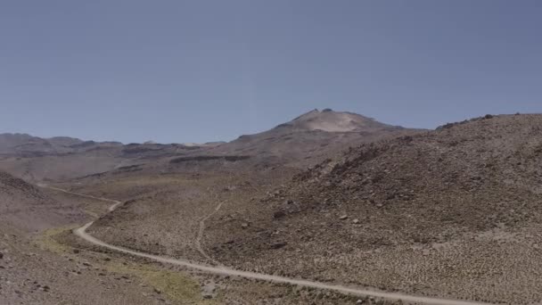 Повітряне Відео Геотермальних Ландшафтів Навколо Tatio Geiser Чилі — стокове відео