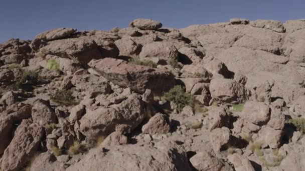Luchtfoto Van Geothermische Landschappen Rond Tatio Geyser Chili — Stockvideo