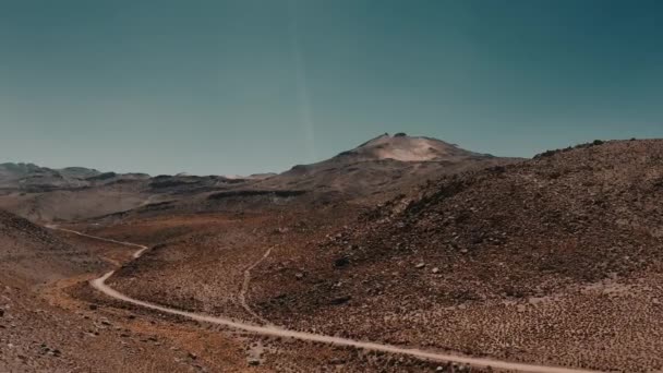 Vídeo Aéreo Paisajes Geotérmicos Alrededor Tatio Geyser Chile — Vídeo de stock