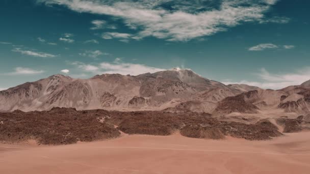 智利普塔纳火山的空中录像 — 图库视频影像