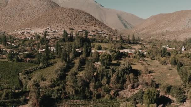 Повітряний Тулахуен Будинок Лапіслазулі Чилі — стокове відео