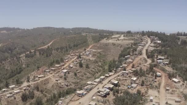 Aerial View Valparaiso City Chile — Stock Video