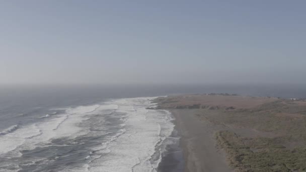 Luftaufnahme Von Playa Boca Chile — Stockvideo