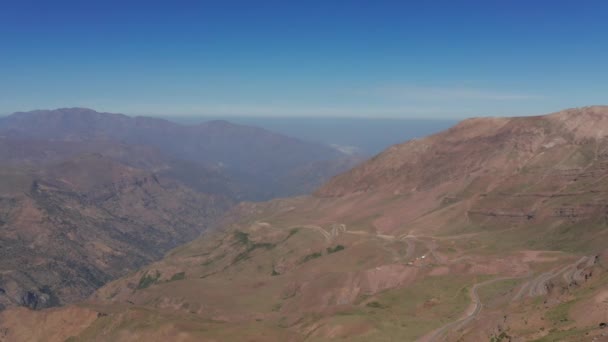 Aerial Video Valle Nevado Chile — Stock Video