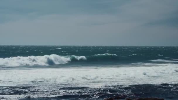 Güzel Şili Sahil Hattı Doğa — Stok video