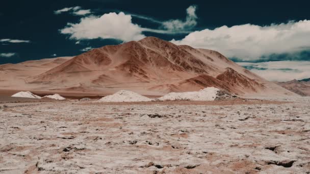チリのラグーナ トゥヒョト周辺の山々 — ストック動画