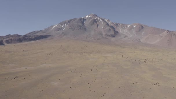 Aerial Camino Paso Socompa Border Chile Argentina Flat Version — Vídeos de Stock
