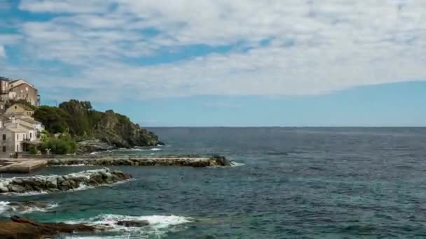 Marine Pietracorbara Korsika — Stockvideo