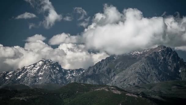 Materiał Filmowy Pasma Górskiego Korsyce — Wideo stockowe