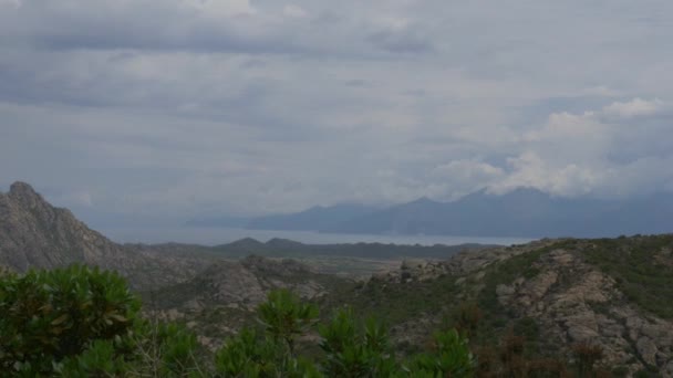 Korsyka Plaże Krajobrazy — Wideo stockowe