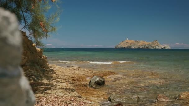 Piękny Widok Najbardziej Wysunięty Północ Punkt Korsyki — Wideo stockowe