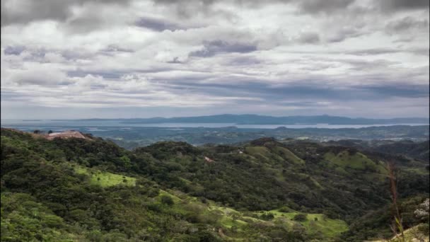 Mira Hacia Abajo Desde Área Monteverde Costa Costa Rica — Vídeo de stock