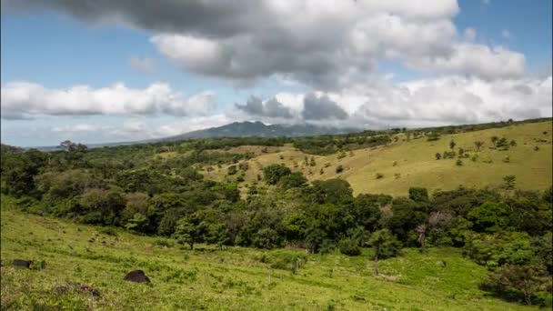 Zeitraffer Blick Über Den Parque Nacional Vulkan Tenorio Costa Rica — Stockvideo