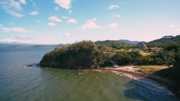 Prachtig Uitzicht Costa Rica Playa Rajada — Stockvideo