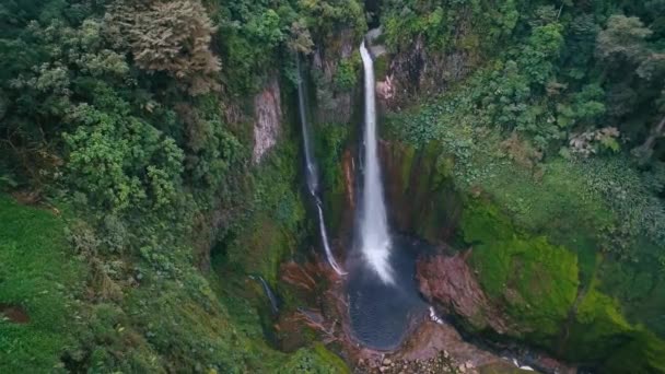Catarata Del Toro Cachoeira Costa Rica — Vídeo de Stock