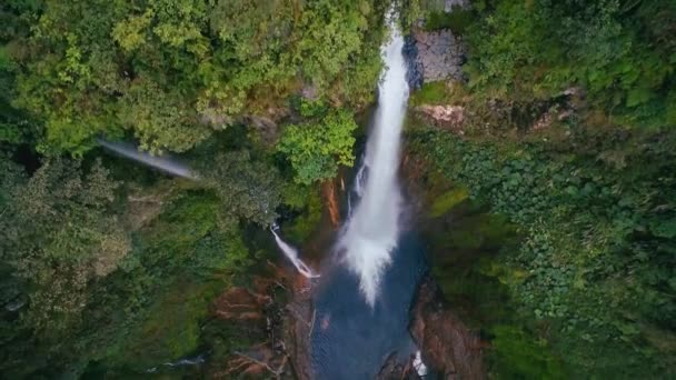 Katarata Del Toro Vattenfall Costa Rica — Stockvideo