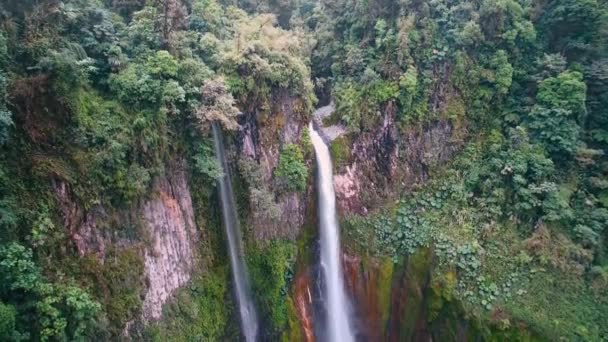 Catarata Del Toro Cachoeira Costa Rica — Vídeo de Stock
