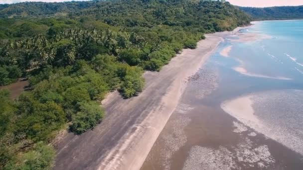 Playa Iguanita Kosta Rika Güzel Manzara — Stok video