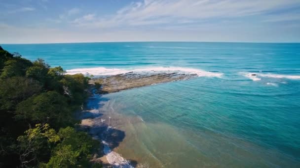Playa Manzanillo Costa Rica Vacker Utsikt — Stockvideo