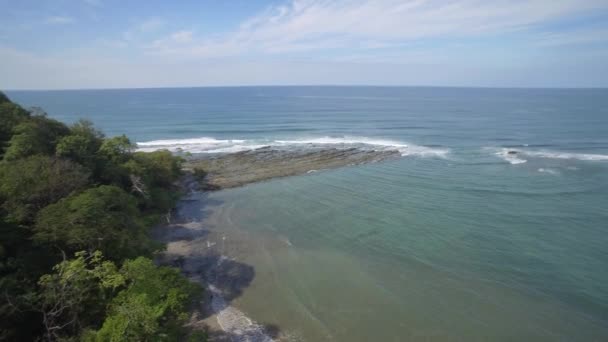 Playa Manzanillo Costa Rica Vakker Utsikt – stockvideo