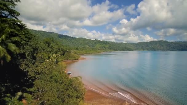 Aerial Drone View Golfo Colorado Costa Rica — Vídeo de stock