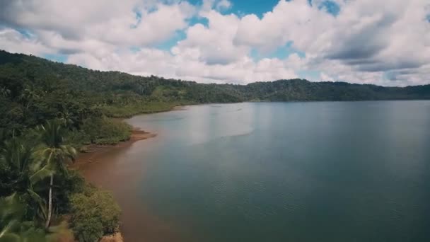 Aerial Drone View Golfo Colorado Costa Rica — Stockvideo