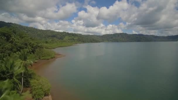Aerial Drone View Golfo Colorado Costa Rica — ストック動画