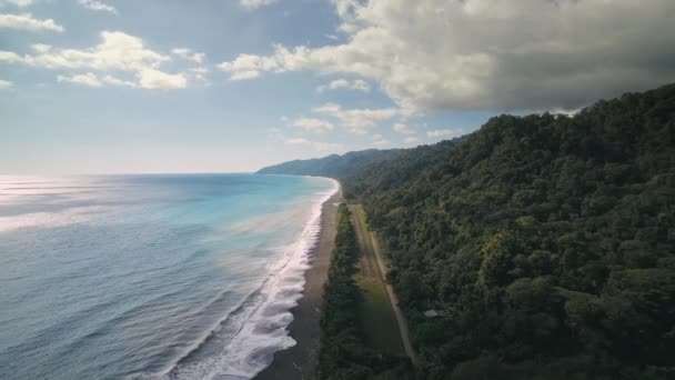 プラヤ カーテ コスタリカの美しい景色 — ストック動画