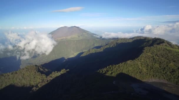 Национальный Парк Вулкан Ирахи Вид Коста Рики — стоковое видео
