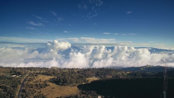 Национальный Парк Вулкан Ирахи Вид Коста Рики — стоковое видео