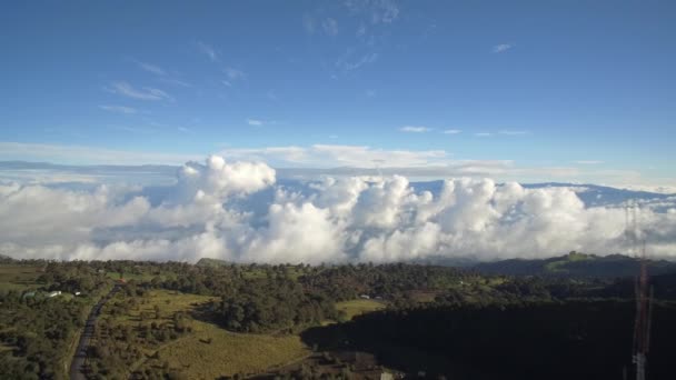 Parque Nacional Vulcão Irazu Costa Rica Veja — Vídeo de Stock