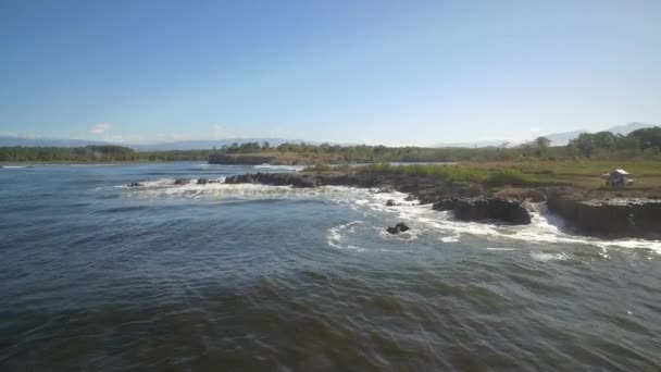 Aerial Guacalillo Cliffs Costa Rica Veja — Vídeo de Stock