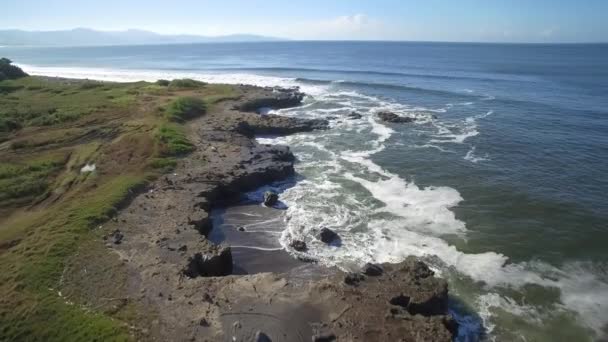 Aerial Guacalillo Cliffs Προβολή Κόστα Ρίκα — Αρχείο Βίντεο