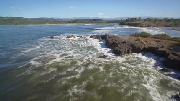 Lotnisko Klify Guacalillo Widok Kostarykę — Wideo stockowe