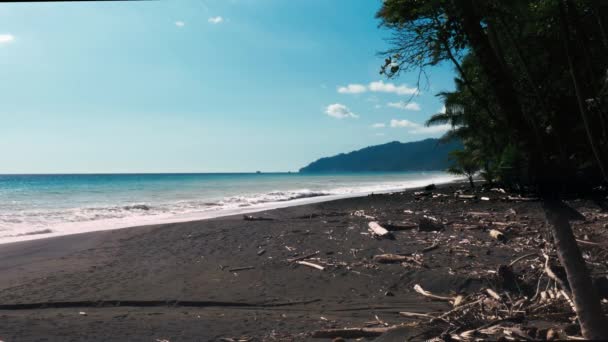 Playa Carate Costa Rica Hermosa Vista — Vídeo de stock