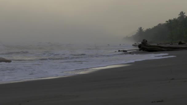 Bella Spiaggia Costa Rica Playa Punta Uva — Video Stock