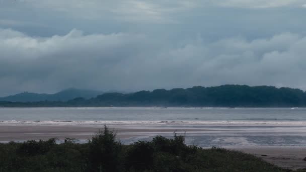 Schöner Strand Costa Rica Blick Auf Playa Samara — Stockvideo