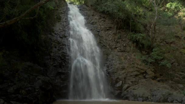 Wodospad Cascada Montezuma Kostaryka — Wideo stockowe