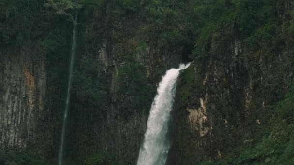 Air Terjun Besar Catarata Del Toro Kosta Rika — Stok Video