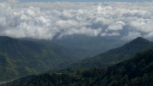 Cerro Chirripo Pochmurny Widok Kostaryka — Wideo stockowe